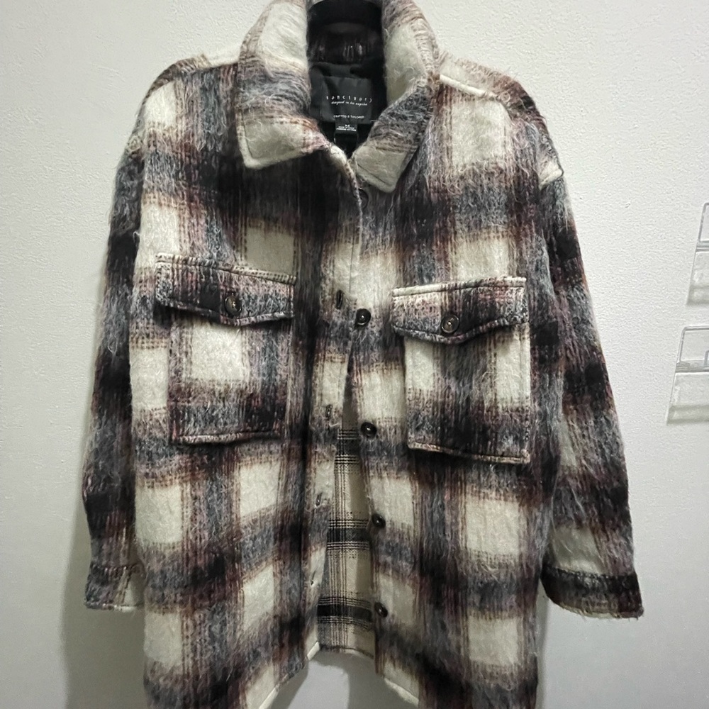 Sanctuary Plaid Shacket